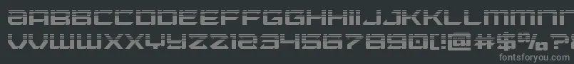 Laserwolfhalf Font – Gray Fonts on Black Background