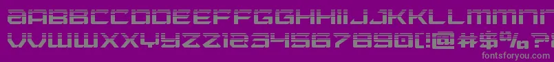 Laserwolfhalf Font – Gray Fonts on Purple Background