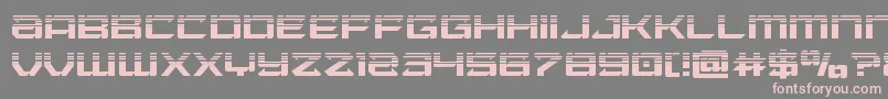 Laserwolfhalf Font – Pink Fonts on Gray Background