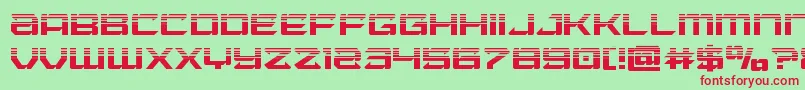 Laserwolfhalf Font – Red Fonts on Green Background