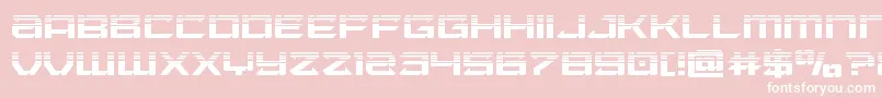 Laserwolfhalf Font – White Fonts on Pink Background