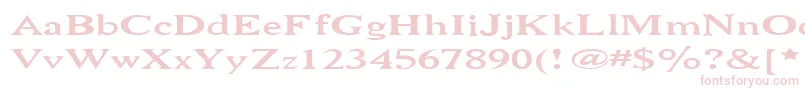 Niewcmw Font – Pink Fonts on White Background