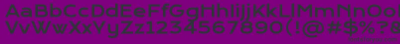 KronaoneRegular Font – Black Fonts on Purple Background