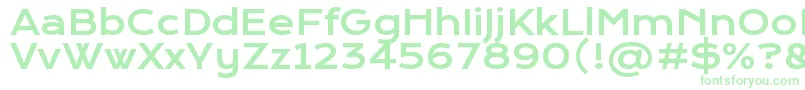 KronaoneRegular Font – Green Fonts on White Background