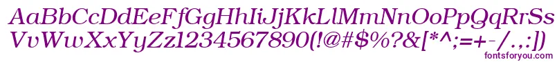 Police ErBukinist1251Italic – polices violettes