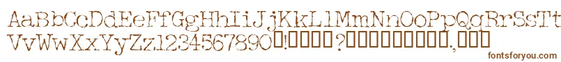 HalbstarkePica Font – Brown Fonts