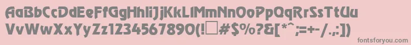 En savoir plus sur la police RevueCyrillic Police RevueCyrillic – polices grises sur fond rose