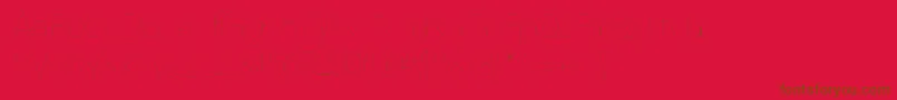 Anothertry Font – Brown Fonts on Red Background