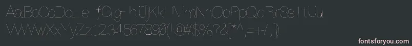 Anothertry Font – Pink Fonts on Black Background