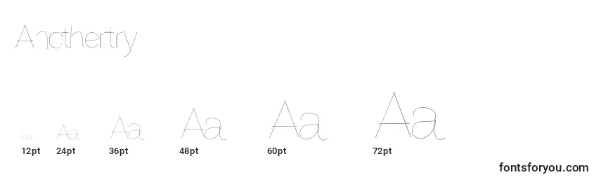 Anothertry Font Sizes