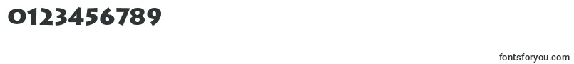 LithosBlack Font – Fonts for Numbers and Digits