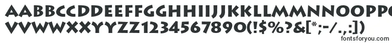 Шрифт LithosBlack – фирменные шрифты