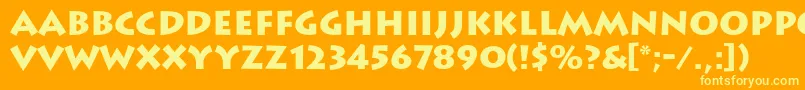Más sobre la fuente LithosBlack fuente LithosBlack – Fuentes Amarillas Sobre Fondo Naranja