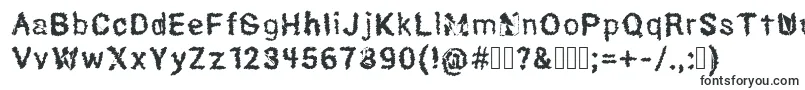 Шрифт Hexoto – нечеткие шрифты