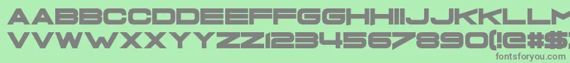 Weitere Informationen zur GrandmasTelevision-Schriftart GrandmasTelevision-Schriftart – Graue Schriften auf grünem Hintergrund