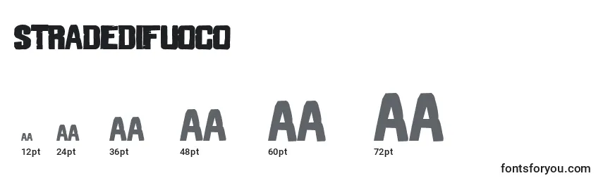 StradeDiFuoco Font Sizes