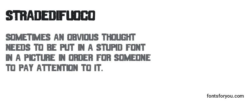 StradeDiFuoco Font