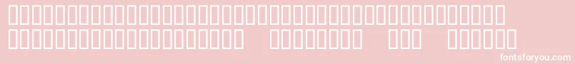 McsAlhadaDeco Font – White Fonts on Pink Background