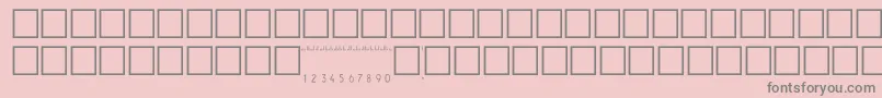 More about V500002 Font V500002 Font – Gray Fonts on Pink Background