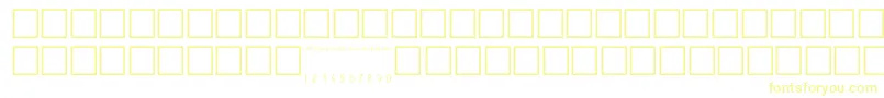 V500002 Font – Yellow Fonts on White Background