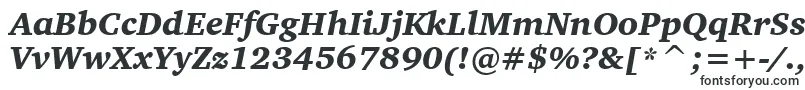 Шрифт CharterBlackItalicBt – шрифты для iPhone
