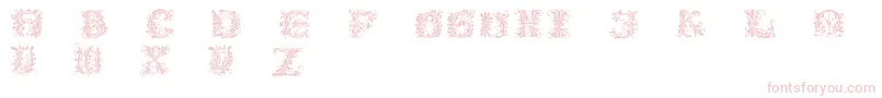 Flowerpower-Schriftart – Rosa Schriften