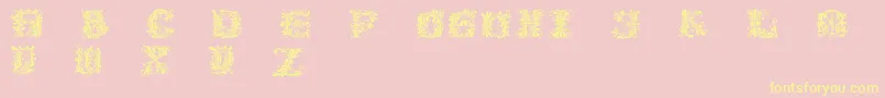 More about Flowerpower Font Flowerpower Font – Yellow Fonts on Pink Background