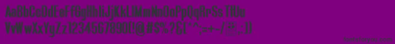 fuente Blue.FishIrregularDemo – Fuentes Negras Sobre Fondo Morado