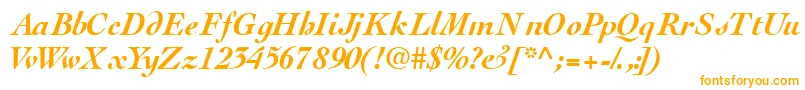 Шрифт Thesisssk ffy – оранжевые шрифты