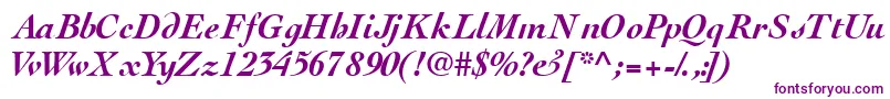 Thesisssk ffy Font – Purple Fonts on White Background