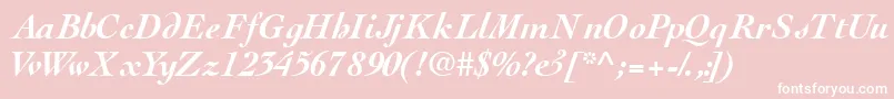 Thesisssk ffy Font – White Fonts on Pink Background