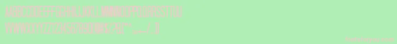Talldark Font – Pink Fonts on Green Background