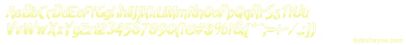 Подробнее о шрифте HighnoonItalic Шрифт HighnoonItalic – жёлтые шрифты на белом фоне