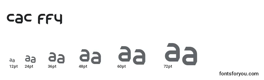 Cac ffy Font Sizes