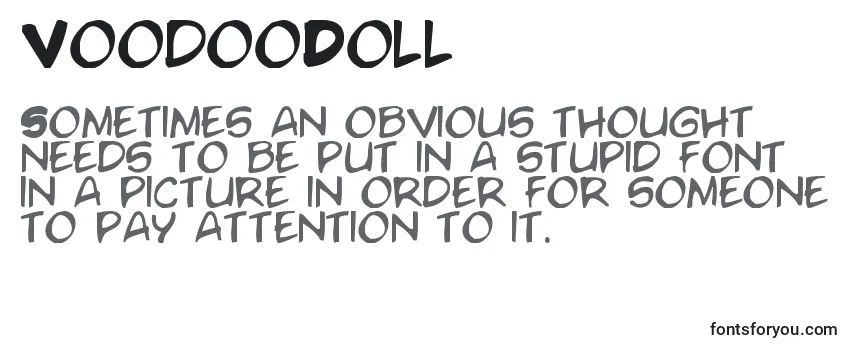 VoodooDoll -fontin tarkastelu