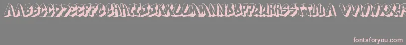 DocallismeOnStreet Font – Pink Fonts on Gray Background