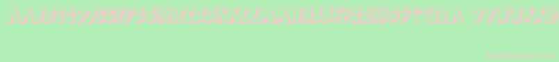 DocallismeOnStreet Font – Pink Fonts on Green Background