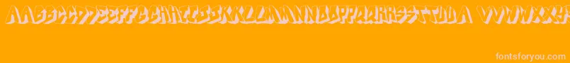 DocallismeOnStreet Font – Pink Fonts on Orange Background