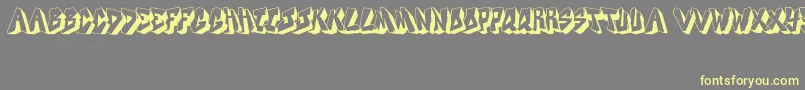 DocallismeOnStreet Font – Yellow Fonts on Gray Background