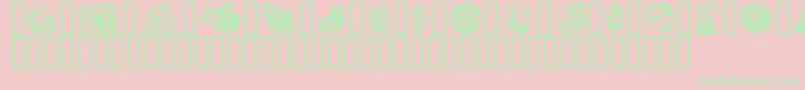 More about GeChineseArt Font GeChineseArt Font – Green Fonts on Pink Background