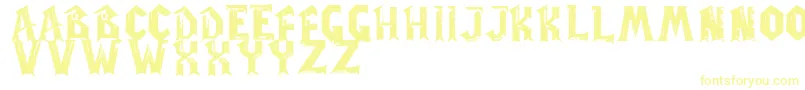 WowPlexus-fontti – keltaiset fontit valkoisella taustalla