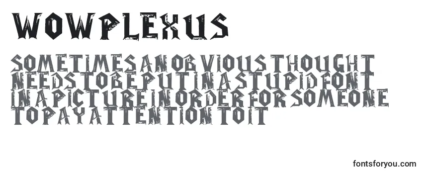 WowPlexus Font