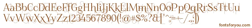 Шрифт Foglihtenno04070 – коричневые шрифты