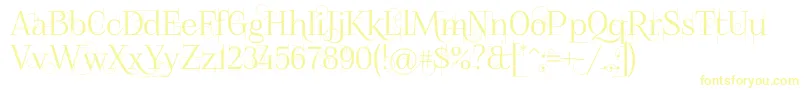 Шрифт Foglihtenno04070 – жёлтые шрифты