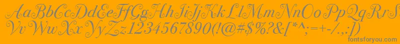 More about BodoniSvtytwoswaItcTtBookit Font BodoniSvtytwoswaItcTtBookit Font – Gray Fonts on Orange Background