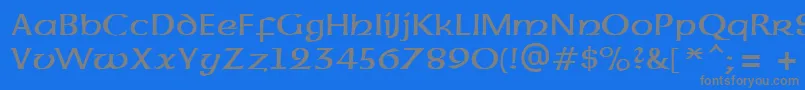 Saiba mais sobre a fonte UncialAtt Fonte UncialAtt – fontes cinzas em um fundo azul