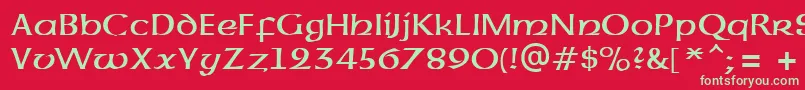 Lisätietoja UncialAtt-fontista UncialAtt-fontti – vihreät fontit punaisella taustalla