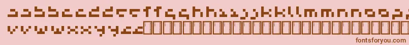 En savoir plus sur la police SendaiSmallprint Police SendaiSmallprint – polices brunes sur fond rose