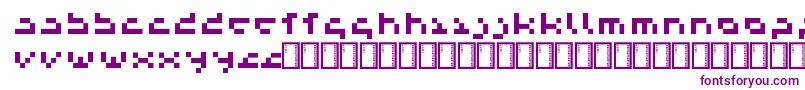 SendaiSmallprint-fontti – violetit fontit