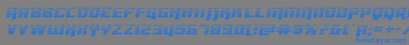Dangerbotgradexpandフォントについての詳細 フォントDangerbotgradexpand – 灰色の背景に青い文字